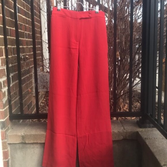 Sezane Red Women's Pants - Picture 6 of 11